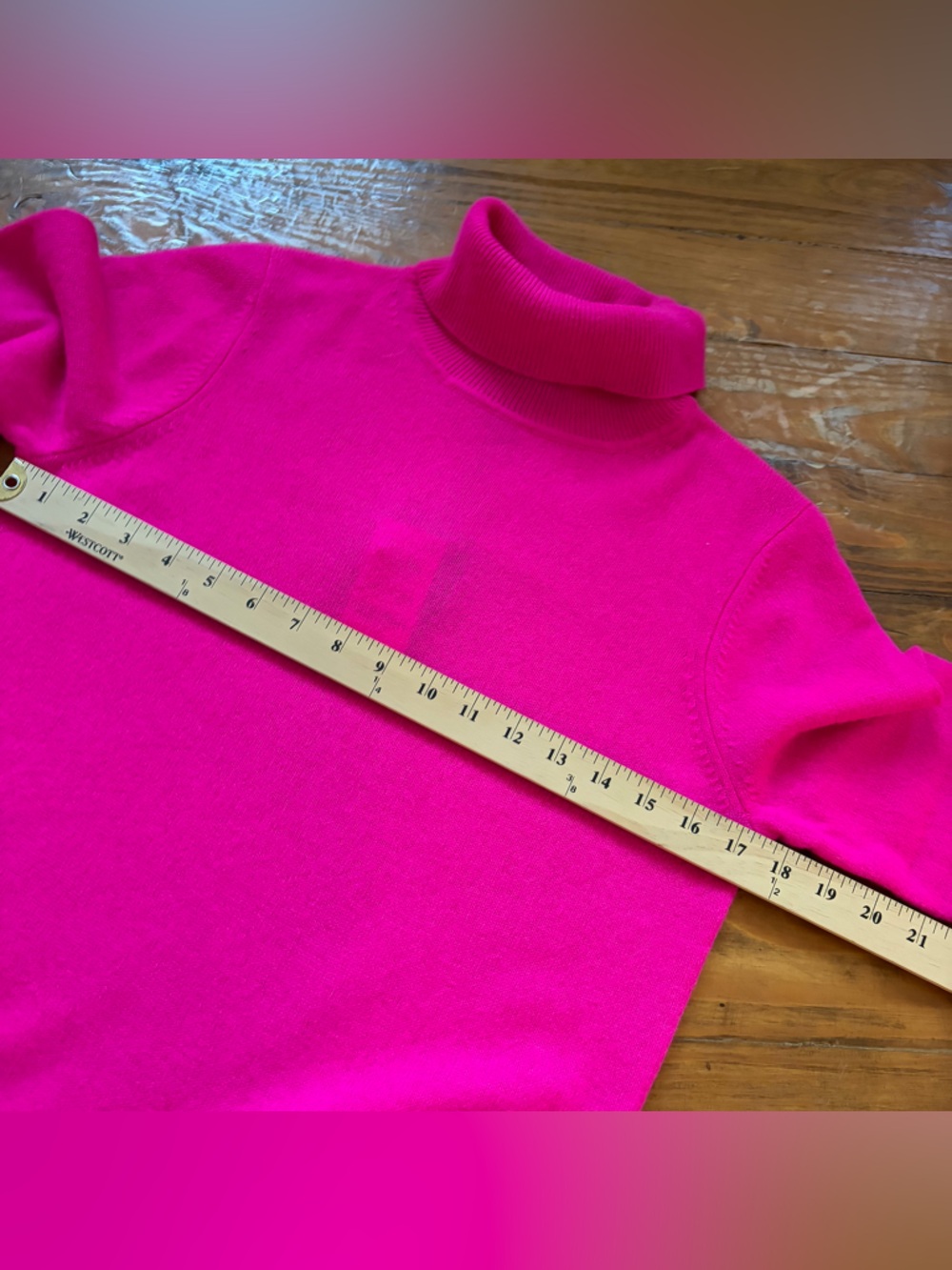 Charter Club Luxury
Cashmere Turtleneck Fuchsia Fierce Pink SP NWT - Picture 11 of 13